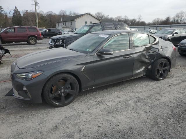 KMTG44LA0KU033270 - 2019 GENESIS G70 PRESTIGE GRAY photo 1