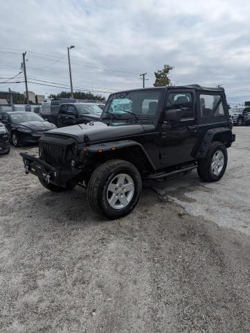 1C4GJWAG2JL929052 - 2018 JEEP WRANGLER SPORT BLACK photo 2