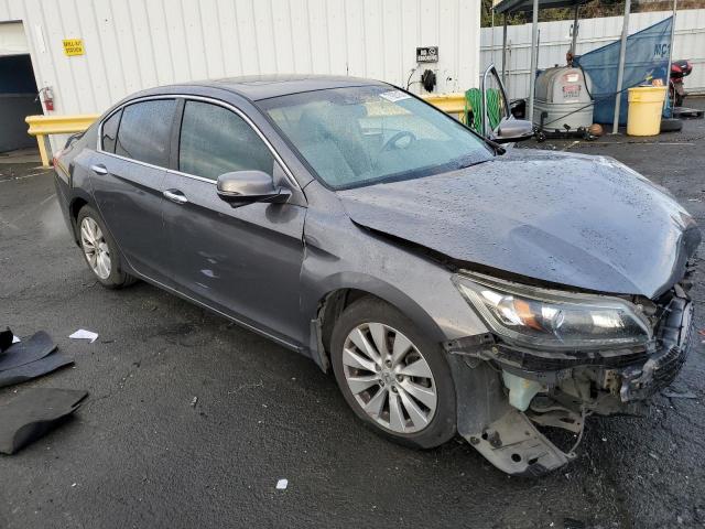 1HGCR2F89DA032880 - 2013 HONDA ACCORD EXL GRAY photo 4