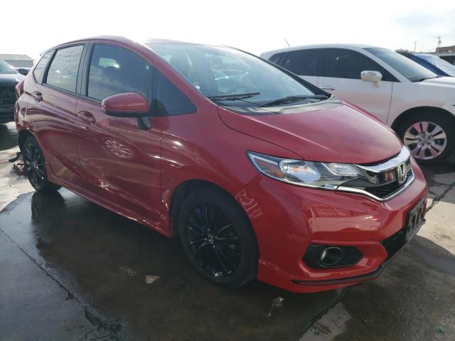 3HGGK5H67JM702119 - 2018 HONDA FIT SPORT RED photo 4