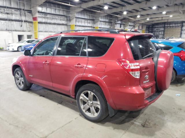 2T3RF4DV6CW264424 - 2012 TOYOTA RAV4 SPORT RED photo 2