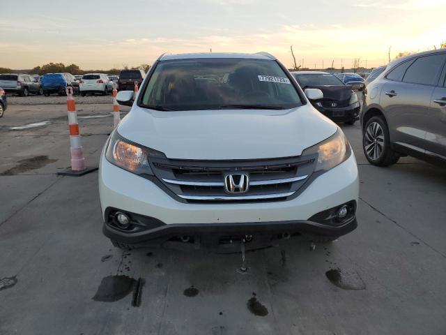 5J6RM3H70DL036168 - 2013 HONDA CR-V EXL WHITE photo 5