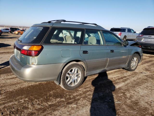 4S3BH675637619333 - 2003 SUBARU LEGACY OUTBACK AWP 绿色 照片 3