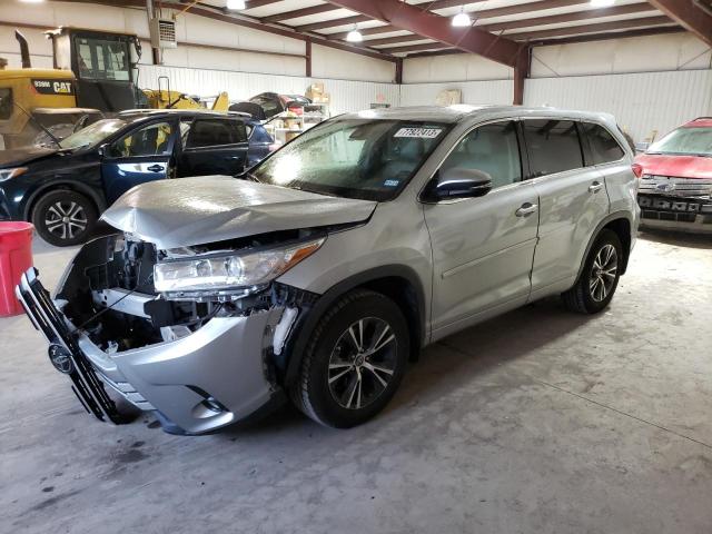 5TDZZRFH1HS225597 - 2017 TOYOTA HIGHLANDER LE SILVER photo 1