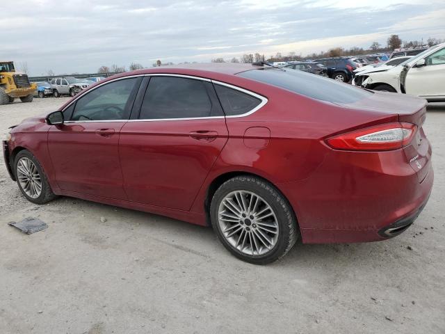 3FA6P0H99DR368410 - 2013 FORD FUSION SE MAROON photo 2