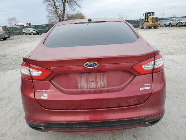 3FA6P0H99DR368410 - 2013 FORD FUSION SE MAROON photo 6