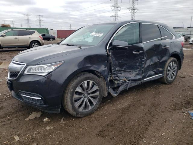 5FRYD4H46EB029256 - 2014 ACURA MDX TECHNOLOGY BLACK photo 1