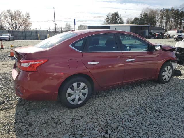 3N1AB7AP0GL665029 - 2016 NISSAN SENTRA S BURGUNDY photo 3