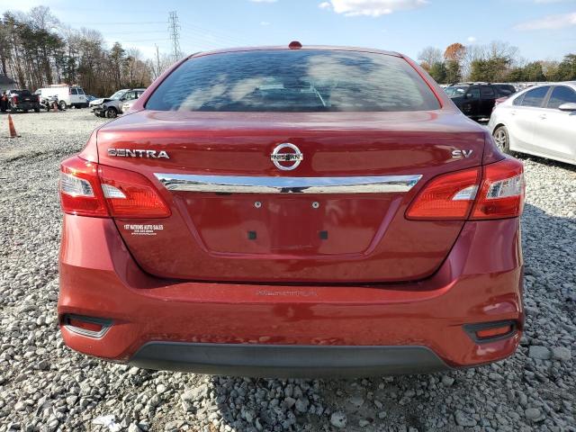 3N1AB7AP0GL665029 - 2016 NISSAN SENTRA S BURGUNDY photo 6