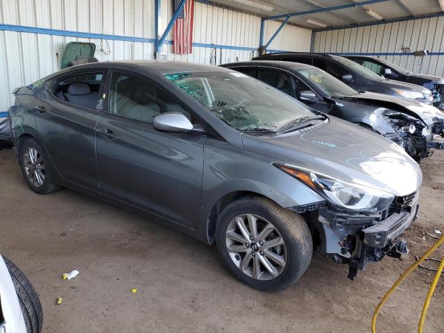 KMHDH4AEXGU589035 - 2016 HYUNDAI ELANTRA SE CHARCOAL photo 4