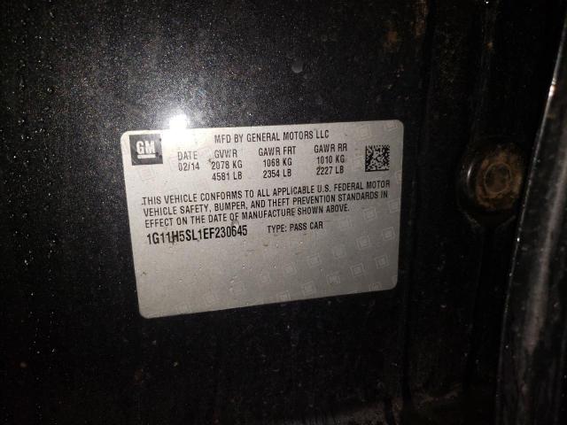 1G11H5SL1EF230645 - 2014 CHEVROLET MALIBU LTZ 灰色 照片 12