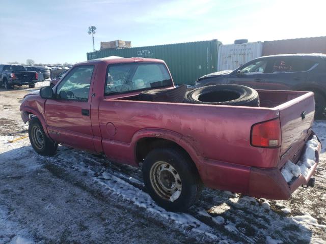 1GTCS1446SK513562 - 1995 GMC SONOMA BURGUNDY photo 2