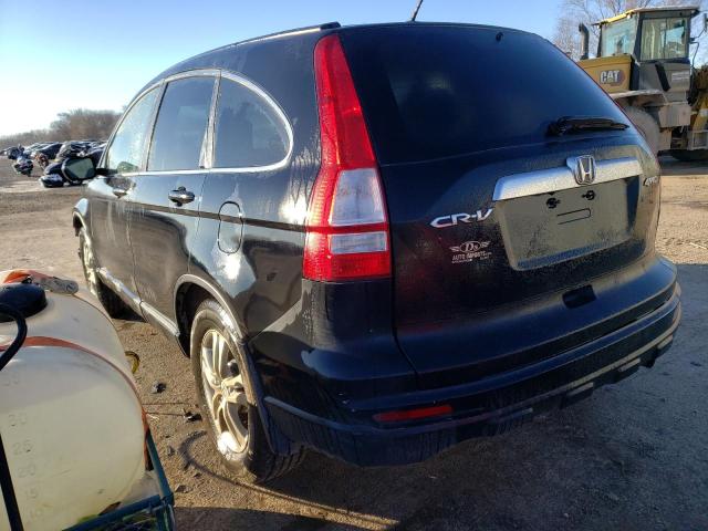 5J6RE4H77BL047894 - 2011 HONDA CR-V EXL BLACK photo 2