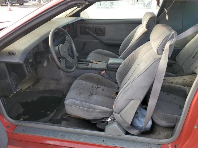 1G1FP87F6FN162136 - 1985 CHEVROLET CAMARO RED photo 7