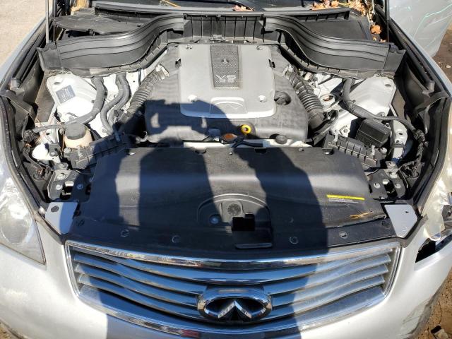 JNKAJ09E18M303968 - 2008 INFINITI EX35 BASE SILVER photo 12