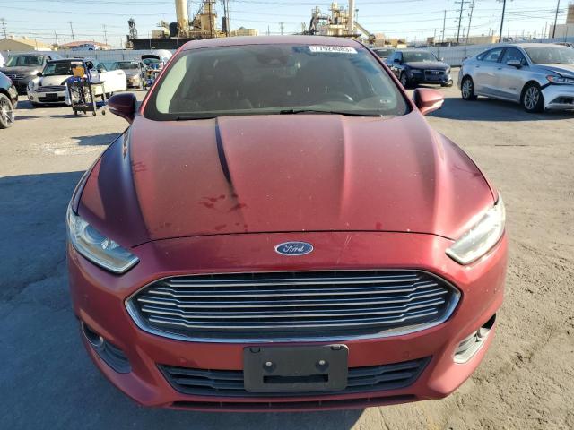 3FA6P0LU0DR267610 - 2013 FORD FUSION SE HYBRID RED photo 5