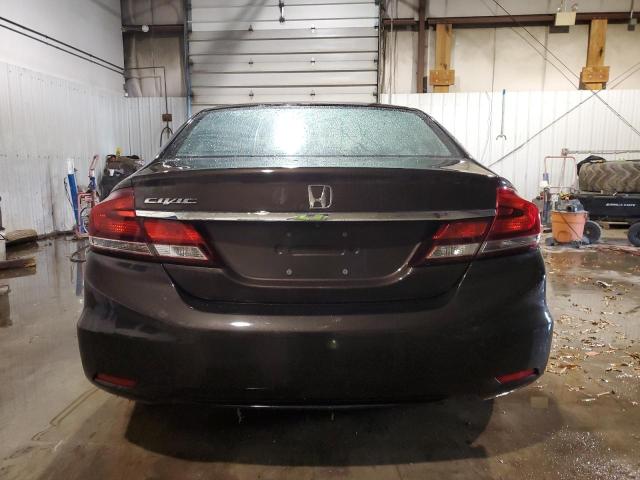 2HGFB2F9XEH555077 - 2014 HONDA CIVIC EXL BROWN photo 6