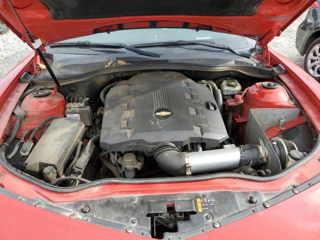 2G1FC1ED8B9189145 - 2011 CHEVROLET CAMARO LT RED photo 11