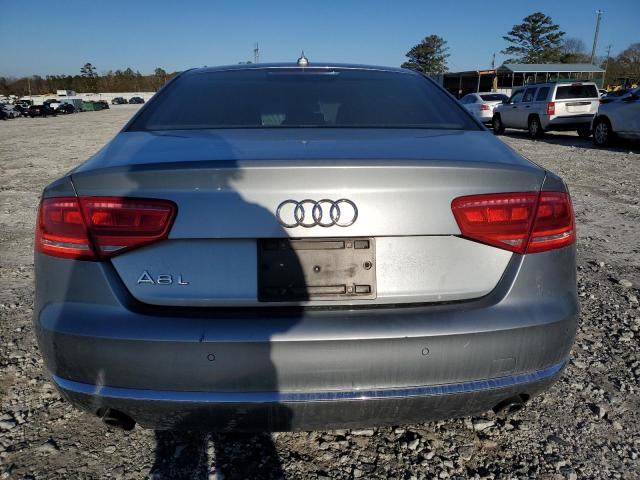 WAURGAFD0DN014943 - 2013 AUDI A8 L QUATTRO SILVER photo 6