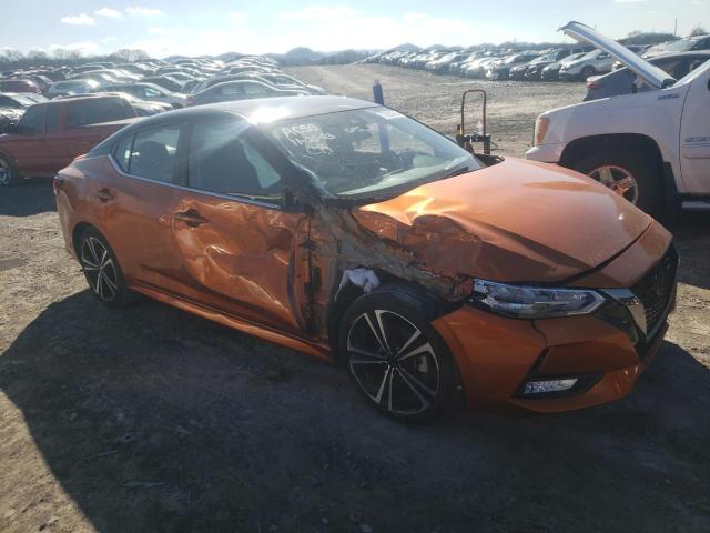 3N1AB8DV6NY317378 - 2022 NISSAN SENTRA SR ORANGE photo 4