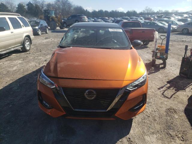 3N1AB8DV6NY317378 - 2022 NISSAN SENTRA SR ORANGE photo 5