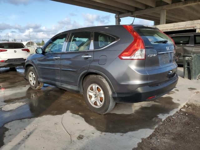 3CZRM3H3XDG702043 - 2013 HONDA CR-V LX GRAY photo 2