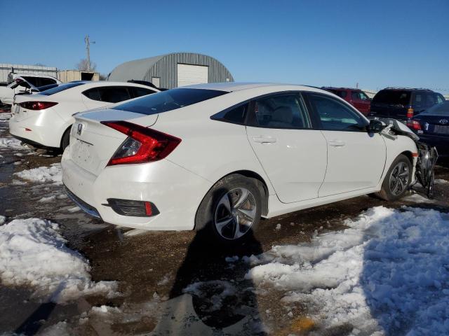 19XFC2F66LE003375 - 2020 HONDA CIVIC LX WHITE photo 3