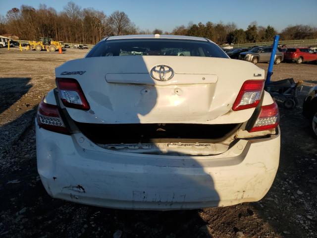 4T1BF3EK8BU598350 - 2011 TOYOTA CAMRY BASE WHITE photo 6