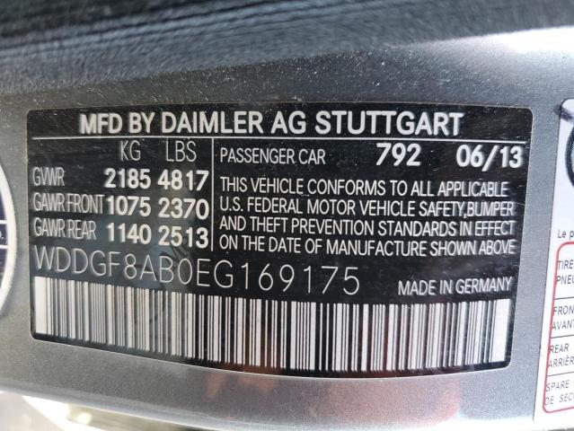 WDDGF8AB0EG169175 - 2014 MERCEDES-BENZ C 300 4MATIC GRAY photo 12