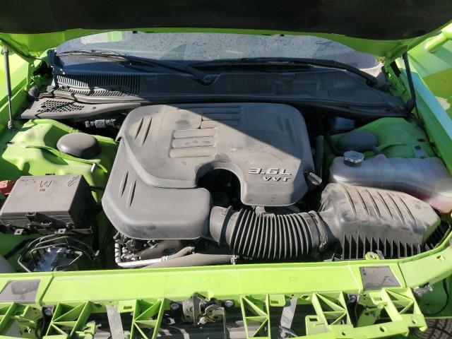 2C3CDZAG3PH554113 - 2023 DODGE CHALLENGER SXT GREEN photo 11