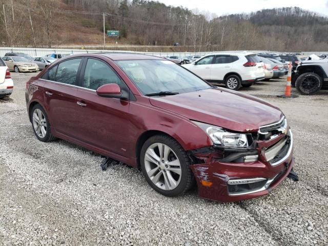 1G1PG5SB9F7208070 - 2015 CHEVROLET CRUZE LTZ MAROON photo 4