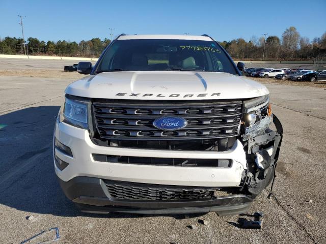 1FM5K7D81HGB43434 - 2017 FORD EXPLORER XLT WHITE photo 5