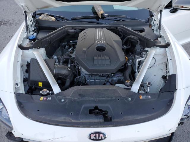 KNAE15LA0M6093994 - 2021 KIA STINGER WHITE photo 11