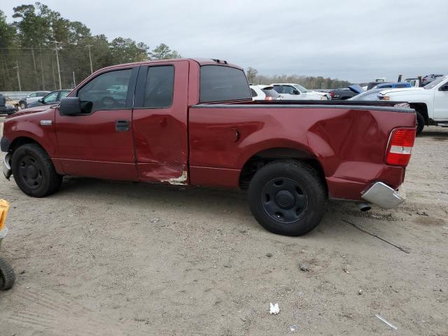 1FTRX12W15FB42906 - 2005 FORD F150 MAROON photo 2