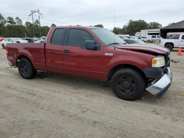 1FTRX12W15FB42906 - 2005 FORD F150 MAROON photo 4