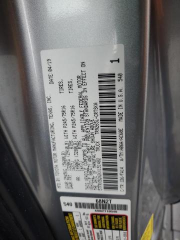 5TFRX5GN2KX151482 - 2019 TOYOTA TACOMA ACCESS CAB Күміс фото 12