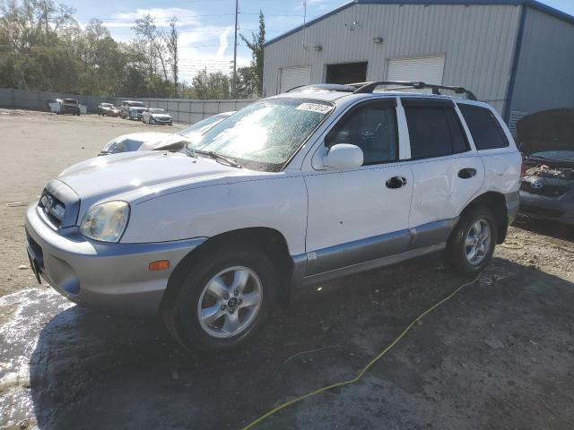 KM8SC13E05U994352 - 2005 HYUNDAI SANTA FE GLS WHITE photo 1