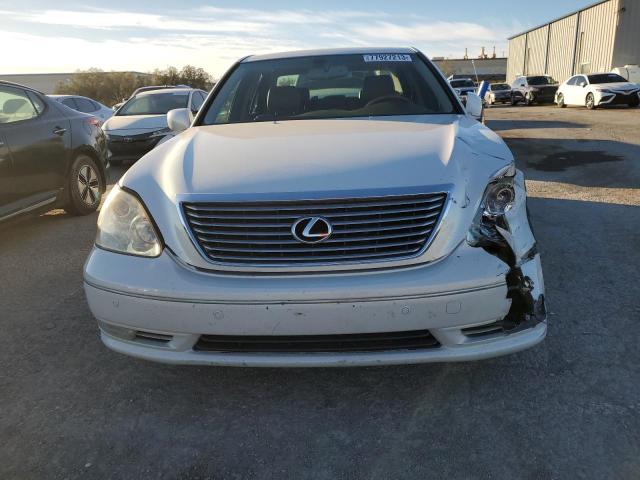 JTHBN36F040172377 - 2004 LEXUS LS 430 WHITE photo 5