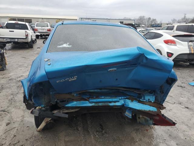 1FAHP34N27W357490 - 2007 FORD FOCUS ZX4 BLUE photo 6