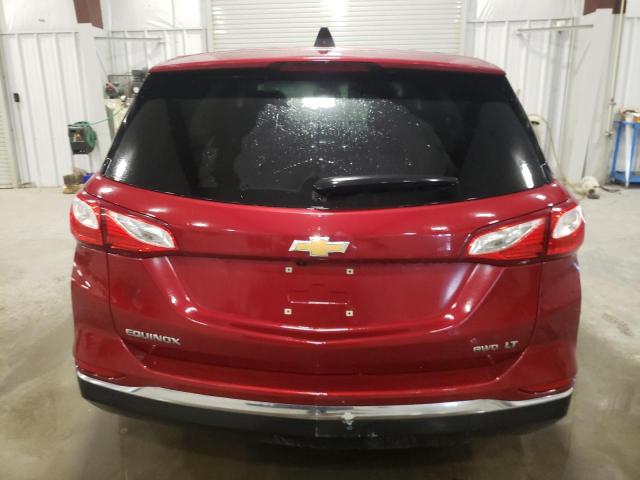 3GNAXSEV1JS506017 - 2018 CHEVROLET EQUINOX LT RED photo 6