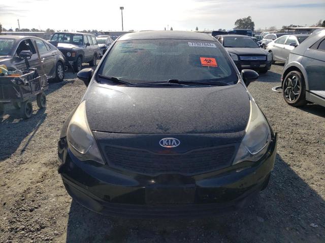 KNADM4A33D6204586 - 2013 KIA RIO LX BLACK photo 5