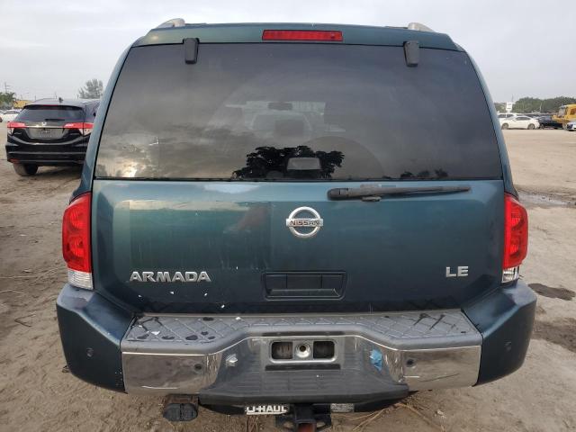 5N1AA08A76N705643 - 2006 NISSAN ARMADA SE GREEN photo 6