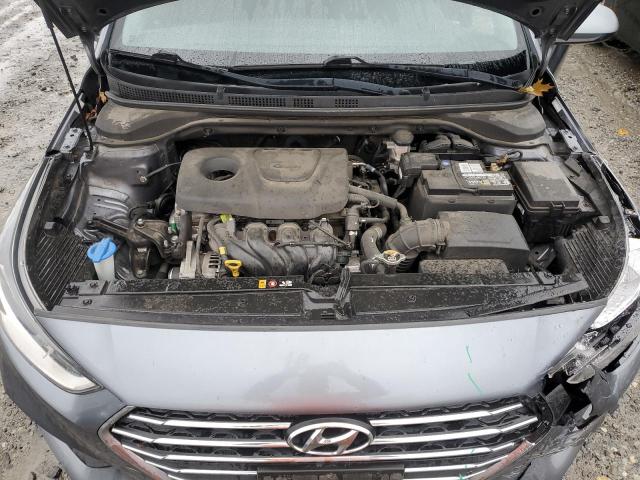 3KPC24A31KE084010 - 2019 HYUNDAI ACCENT SE GRAY photo 11