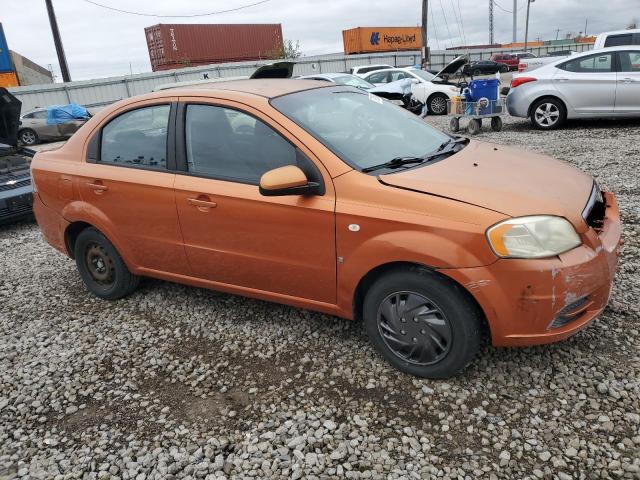 KL1TD56637B057387 - 2007 CHEVROLET AVEO BASE ORANGE photo 4