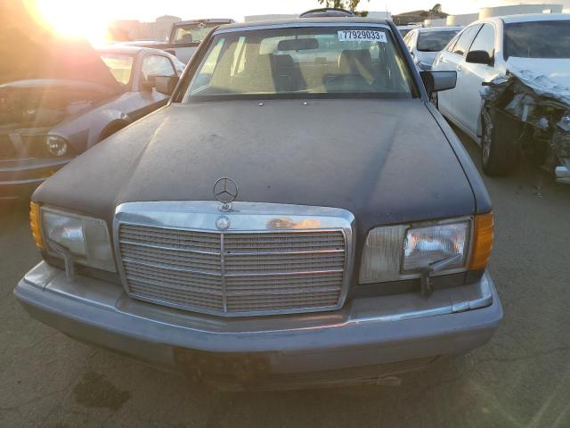 WDBCA35D4GA266101 - 1986 MERCEDES-BENZ 420 SEL BLUE photo 5