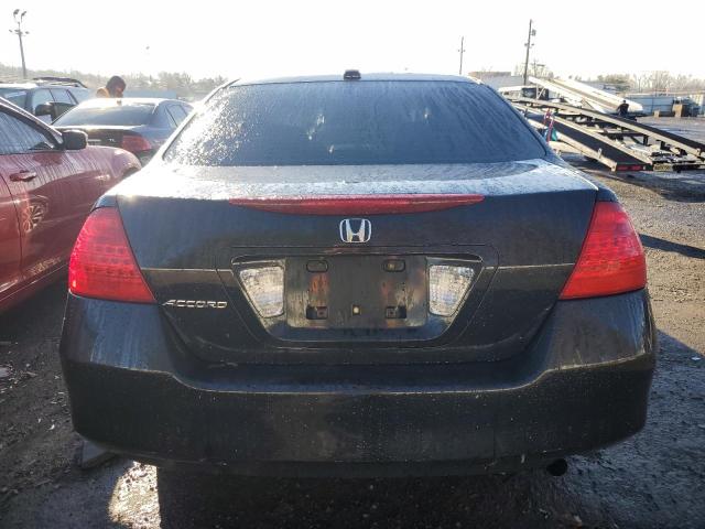 1HGCM56817A032585 - 2007 HONDA ACCORD EX BLACK photo 6