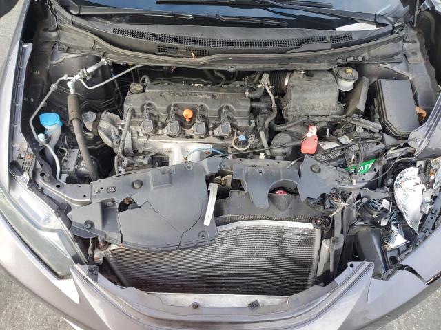 19XFB2F59FE284442 - 2015 HONDA CIVIC LX GRAY photo 11