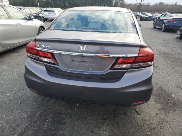 19XFB2F59FE284442 - 2015 HONDA CIVIC LX GRAY photo 6