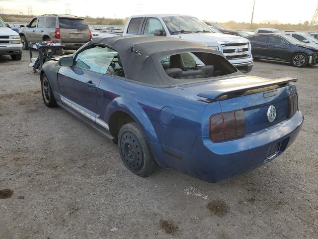 1ZVHT84N465151057 - 2006 FORD MUSTANG BLUE photo 2