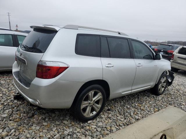 JTEES43A482058264 - 2008 TOYOTA HIGHLANDER SPORT SILVER photo 3